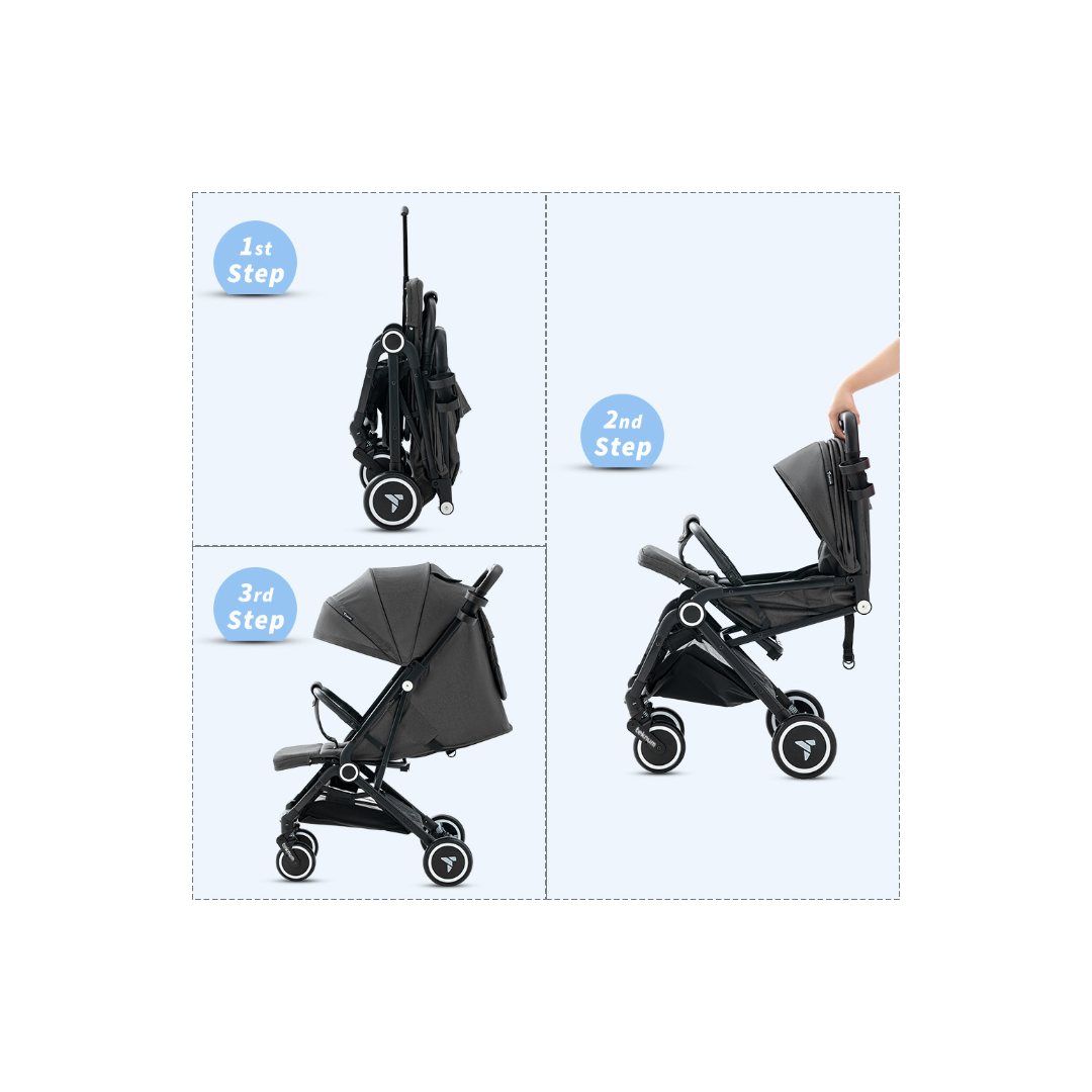 Teknum X6 Pro Compact Umbrella Stroller – Grey