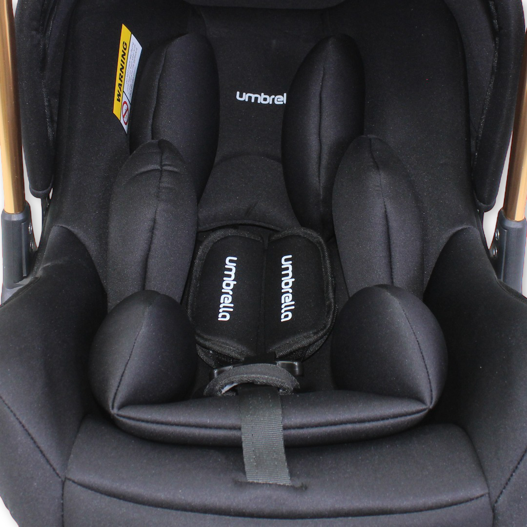 Umbrella Baby Car Seat Stag One – Black with Gold Hand