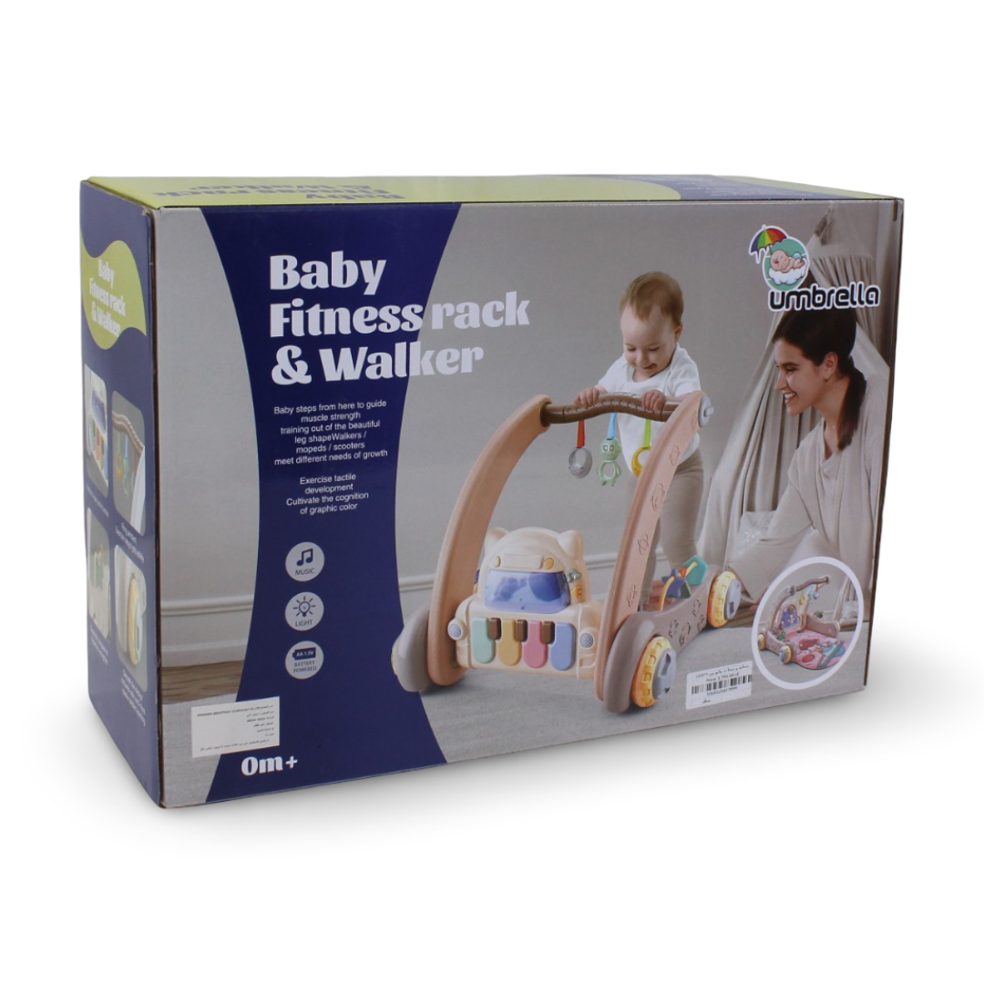 Umbrella Baby Fitness Rack & Walker – Pink