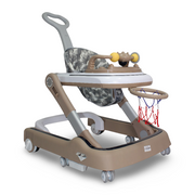 First Step Baby Walker with Basketball Hoop - Beige
