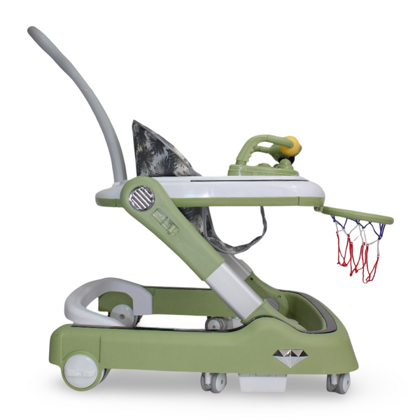 First Step Baby Walker with Basketball Hoop – Mint