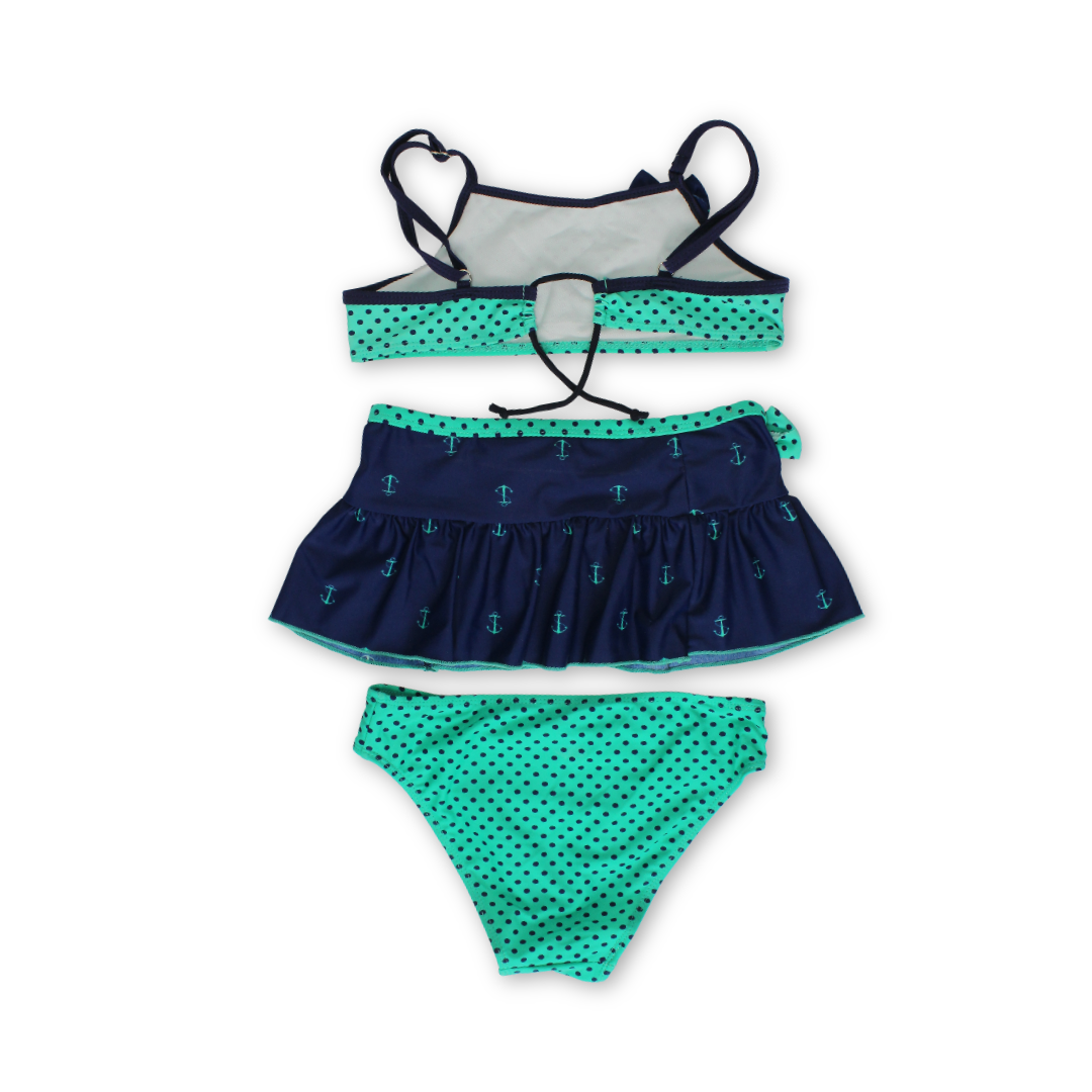 Girls Dotted Bikini 3-Pieces – Dotted Print