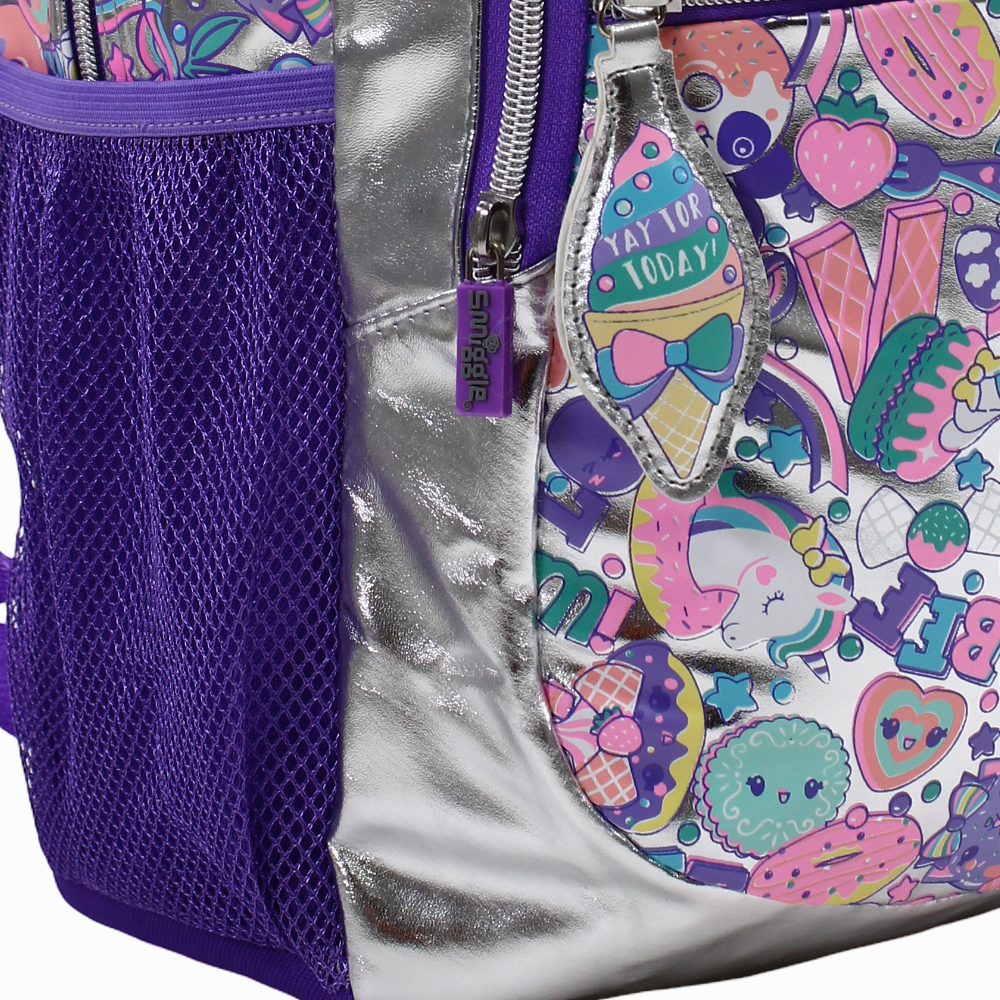 Smiggle Pinkish Sequin Backpack – 17 Inches