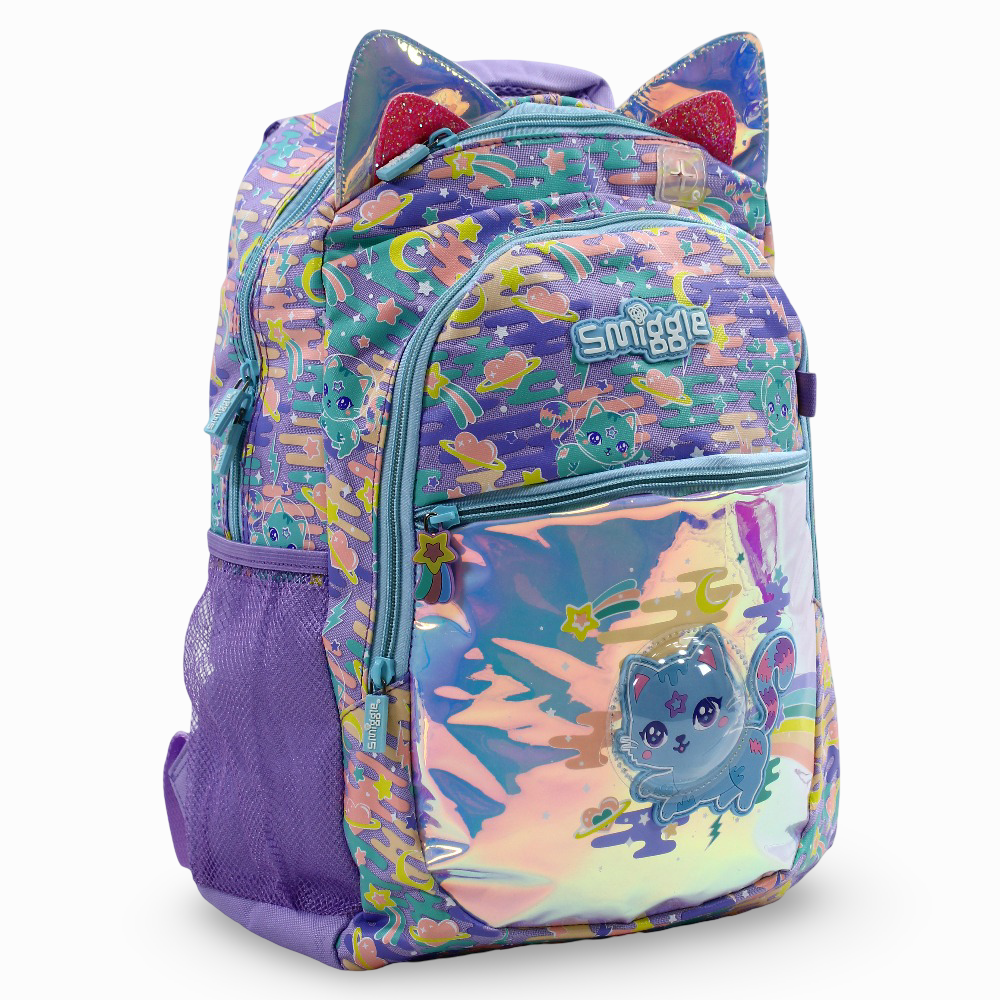 Smiggle Sequin Cat Backpack – 17 Inches