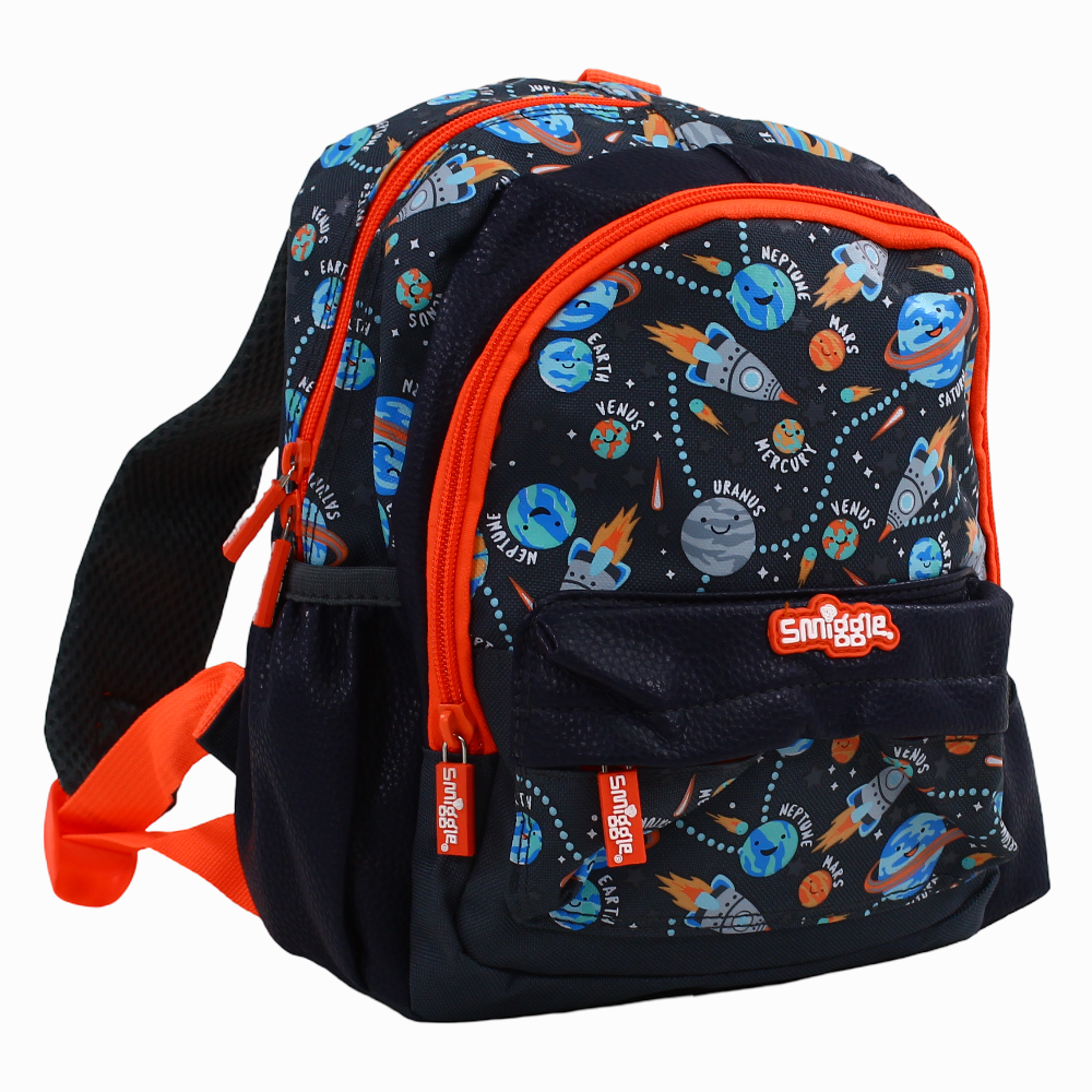 Smiggle Black Space Teeny Tiny Backpack – 12 Inches