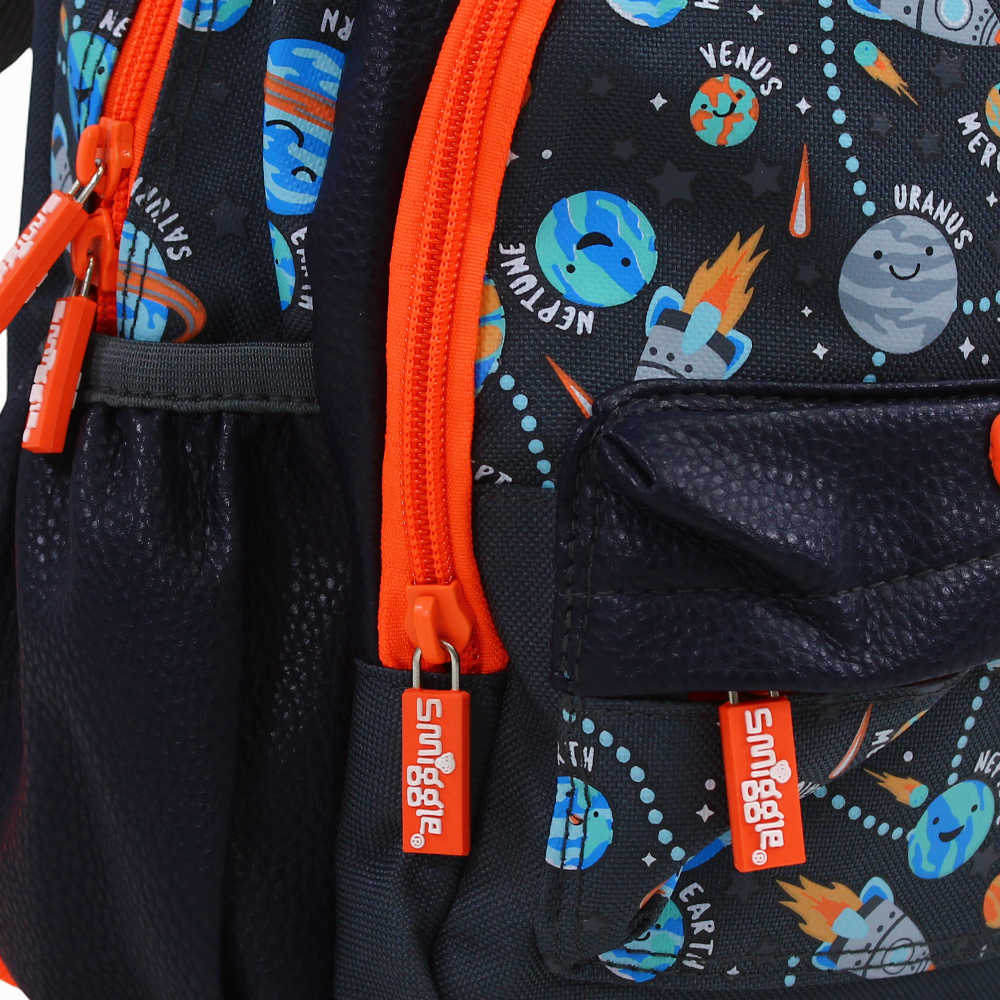 Smiggle Black Space Teeny Tiny Backpack – 12 Inches