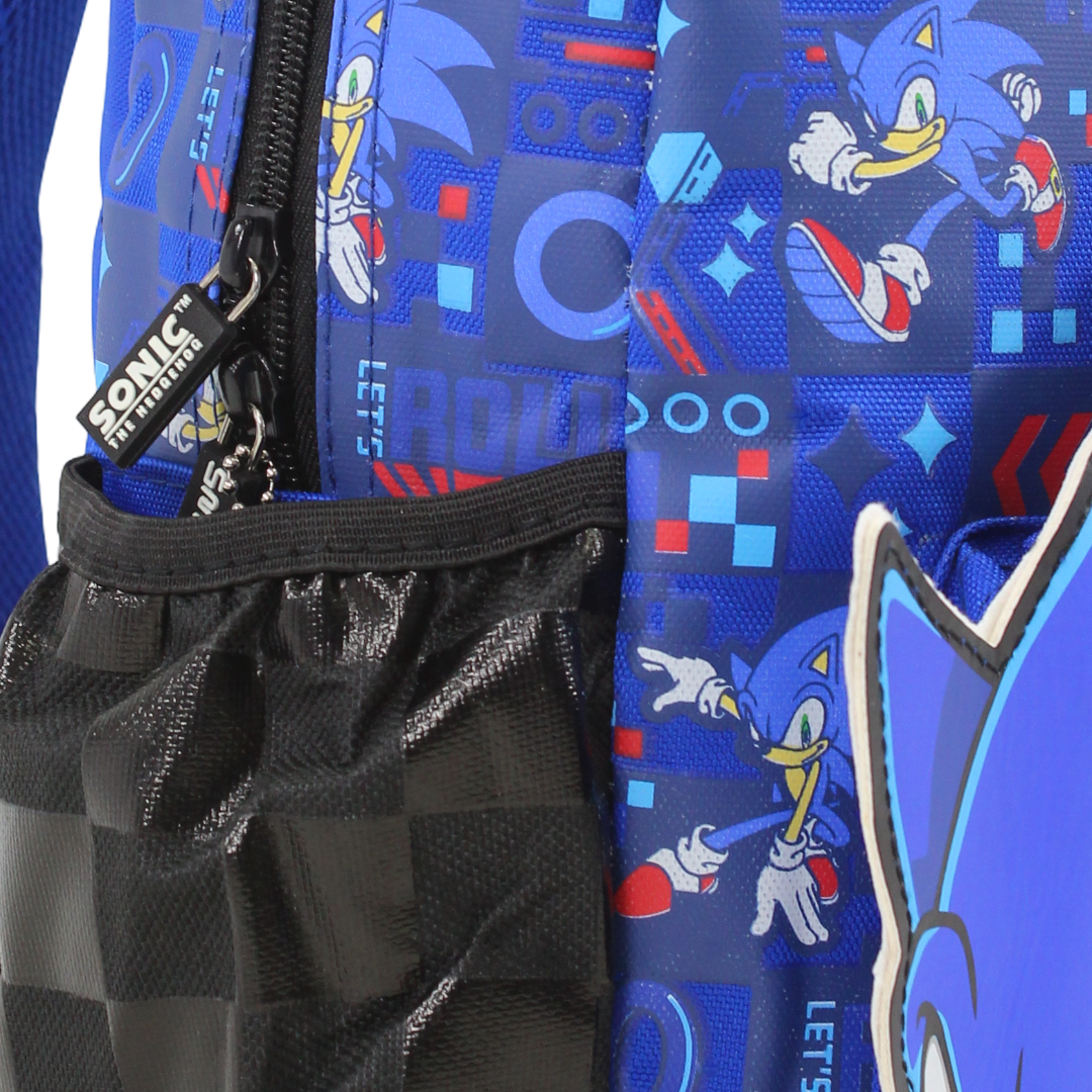Smiggle Sonic The Hedgehog Junior Backpack 15 Inches – Blue