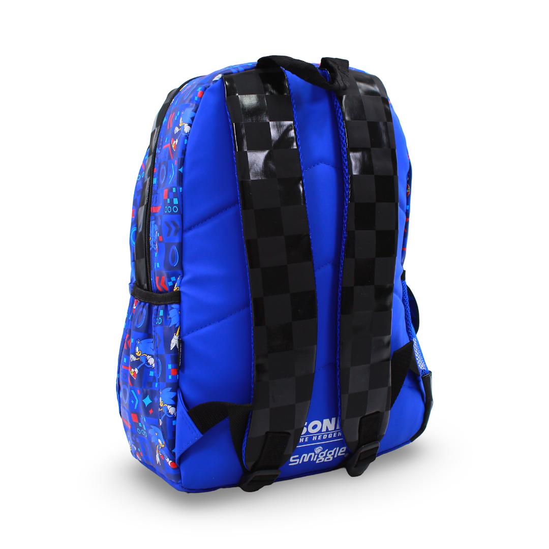 Smiggle Sonic The Hedgehog Classic Backpack 17 Inches – Blue
