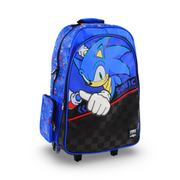 Smiggle Sonic The Hedgehog Trolley Backpack – Blue