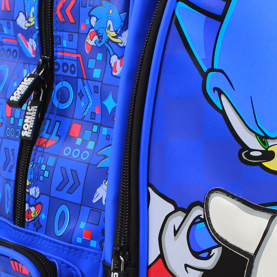 Smiggle Sonic The Hedgehog Trolley Backpack – Blue