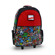 Smiggle Marvel Comics Trolley Backpack – Red & Black