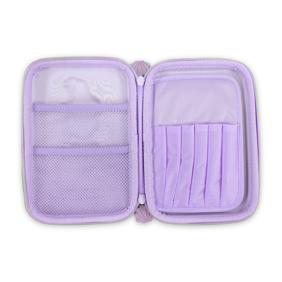 Smiggle Disney The Little Mermaid Pencil Case – Purple & Pink