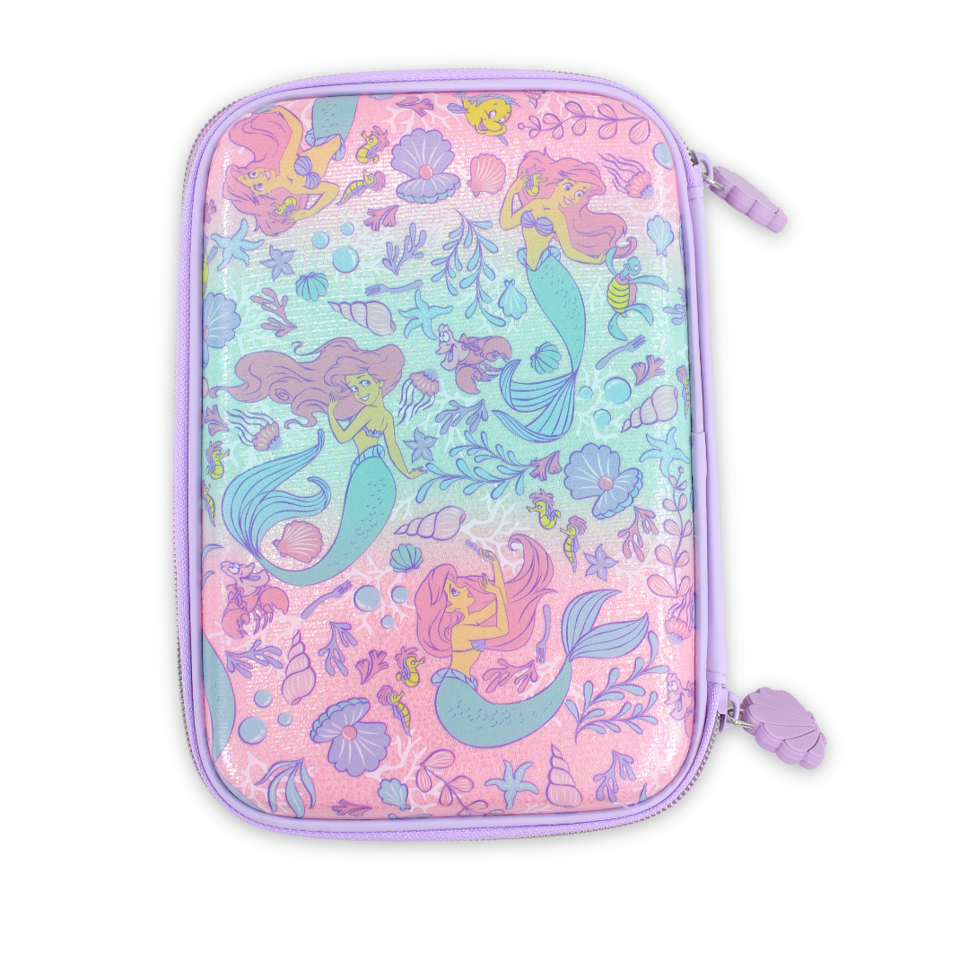 Smiggle Disney The Little Mermaid Pencil Case – Purple & Pink