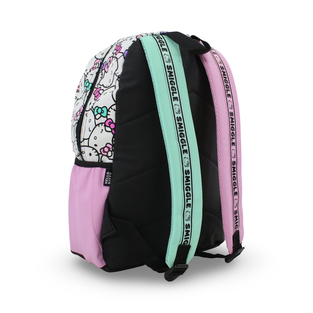 Smiggle Hello Kitty Classic Backpack 17 Inches – White & Purple