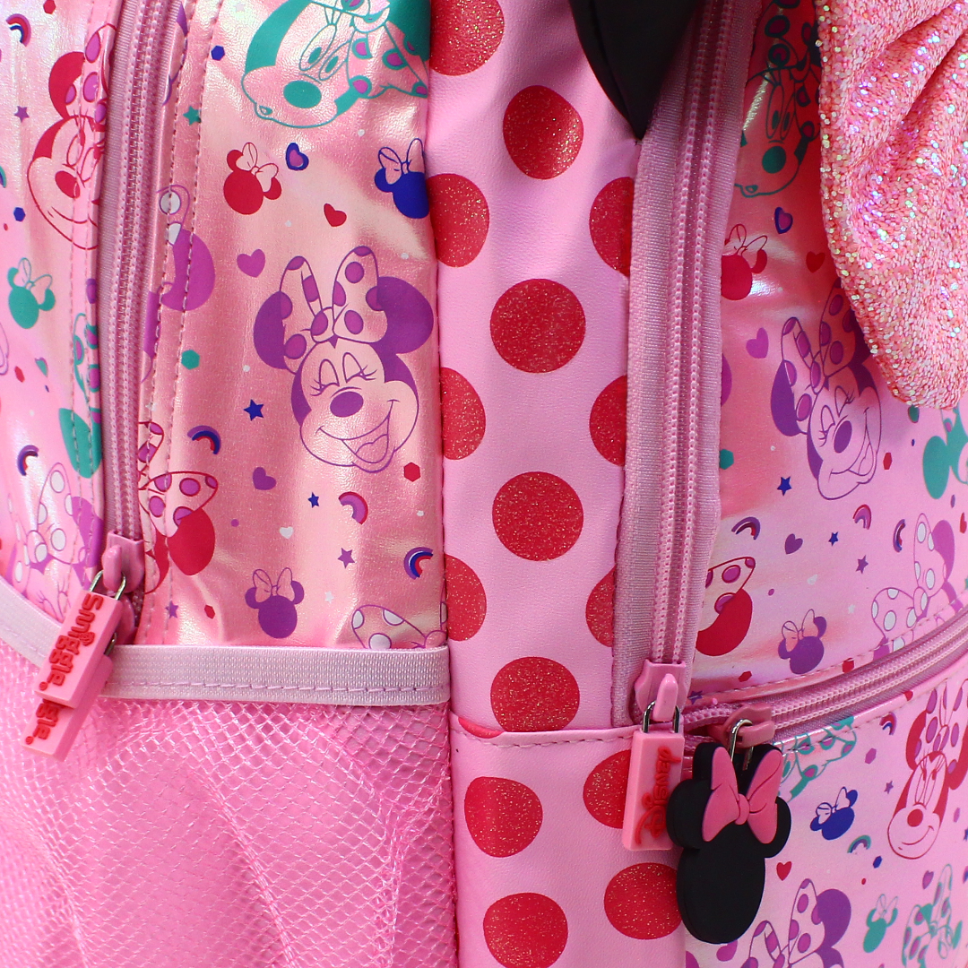 Smiggle Disney Minnie Mouse Backpack 17 Inches – Pink