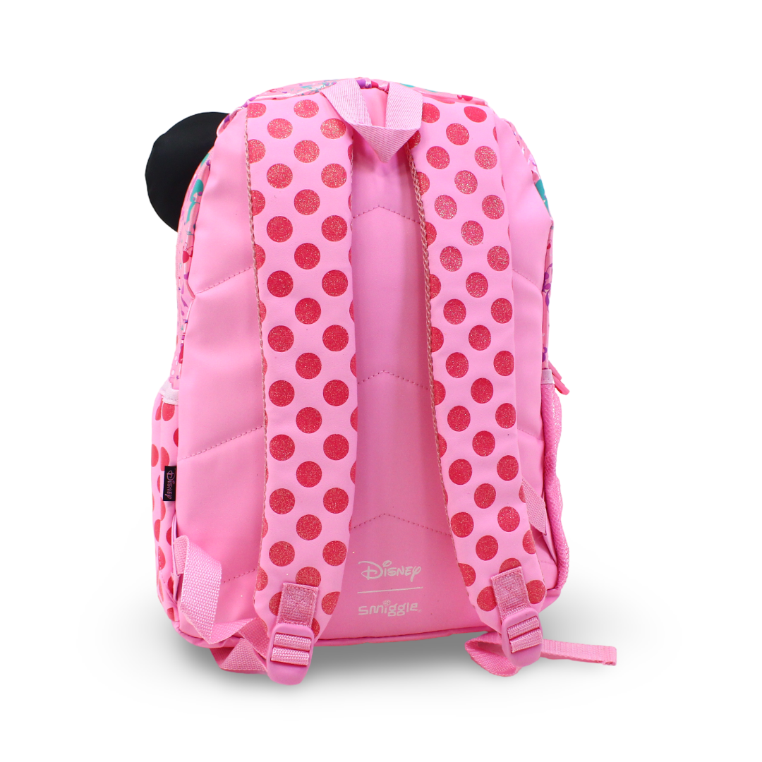Smiggle Disney Minnie Mouse Backpack 17 Inches – Pink