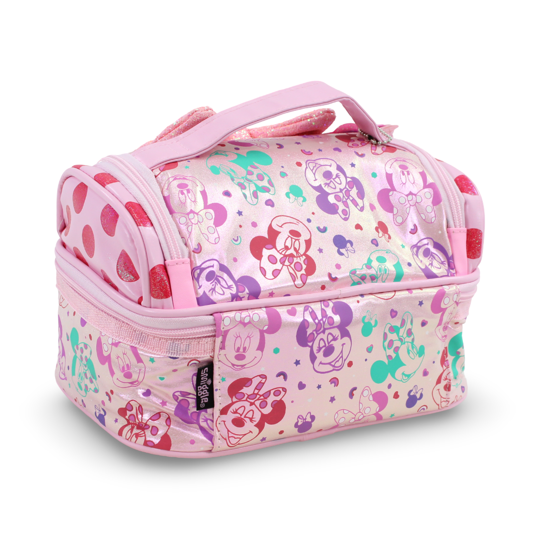Smiggle Disney Minnie Mouse Double Decker Lunch Bag – Pink