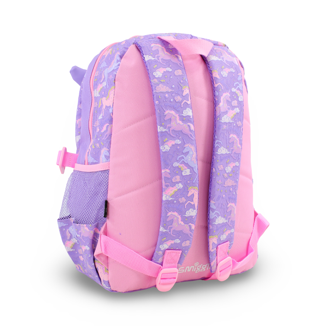 Smiggle Unicorn Backpack 17 Inches – Purple