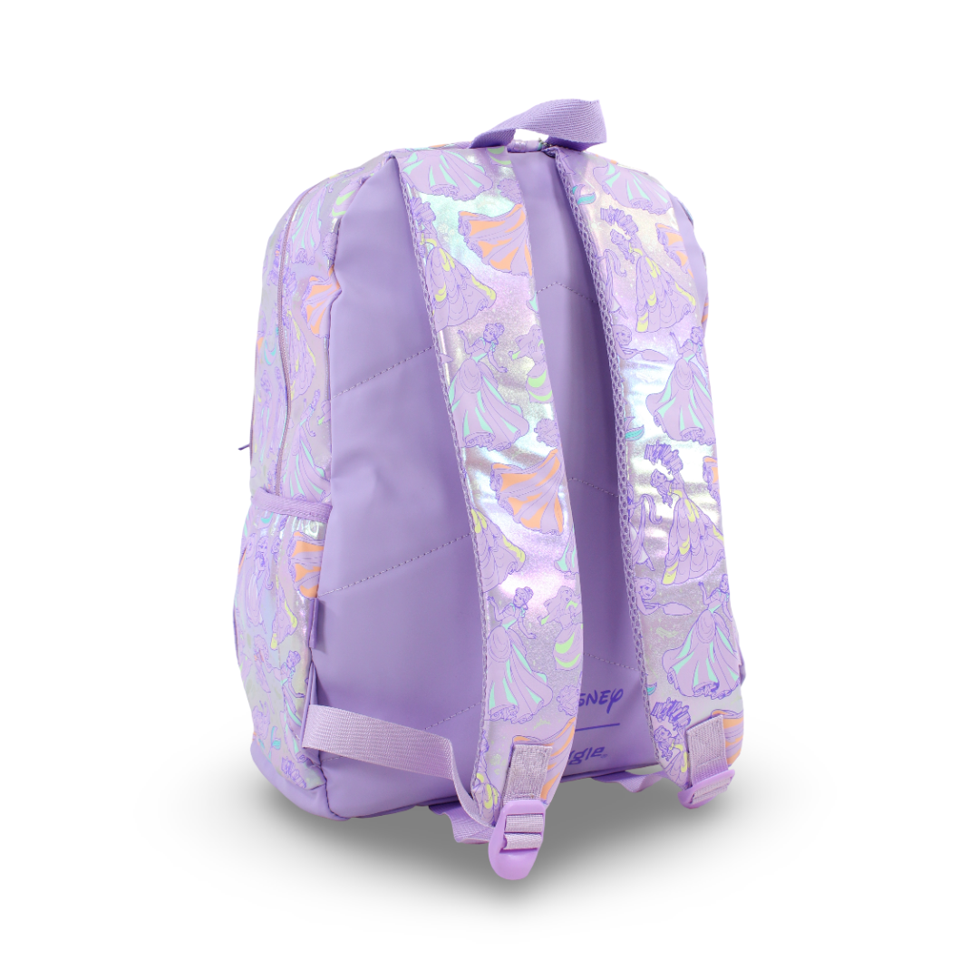 Smiggle Disney Princess Backpack 17 Inches – Purple