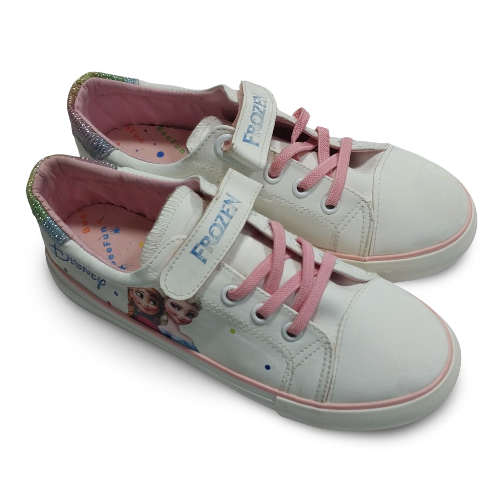 Girls Leather Sneakers