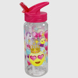 Fuchsia Smiley Face Cool Gear Water Bottle 709 ML