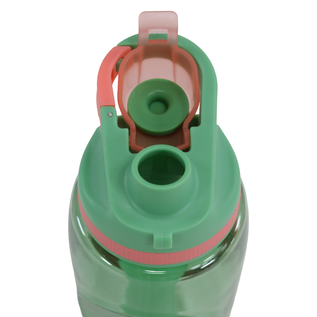 Gravity Water Bottle 946ml – Green & Coral