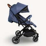 Kidilo K9G Baby Stroller – Convertible, One-Hand Fold, Blue