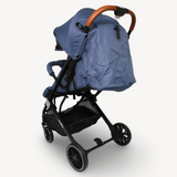 Kidilo K9G Baby Stroller – Convertible, One-Hand Fold, Blue