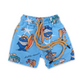 Baby Boys Swim Trunks – Baby Blue with Sharks Print