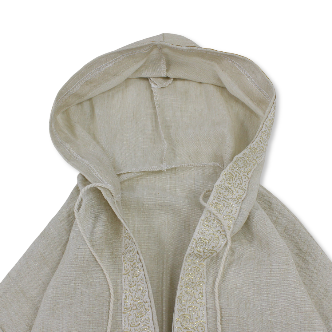 Ramadan Girls Linen Kaftan – Beige