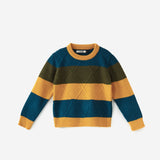 Striped Long-Sleeved Pullover