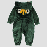 Prince Frog Long-Sleeved Fleeced Hooded Footless Onesie