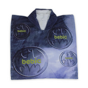 Boys Cotton Poncho – Navy with Batman Print