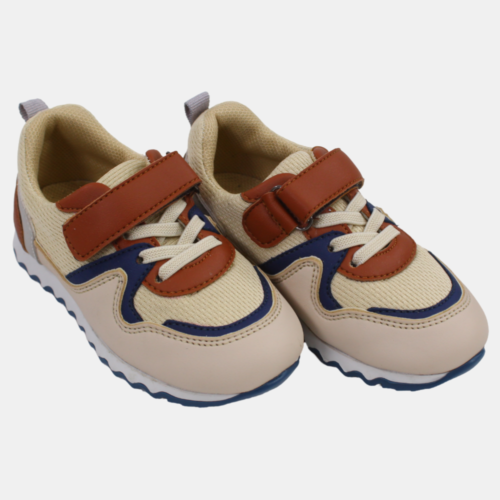 Unisex Leather Sneakers – Beige