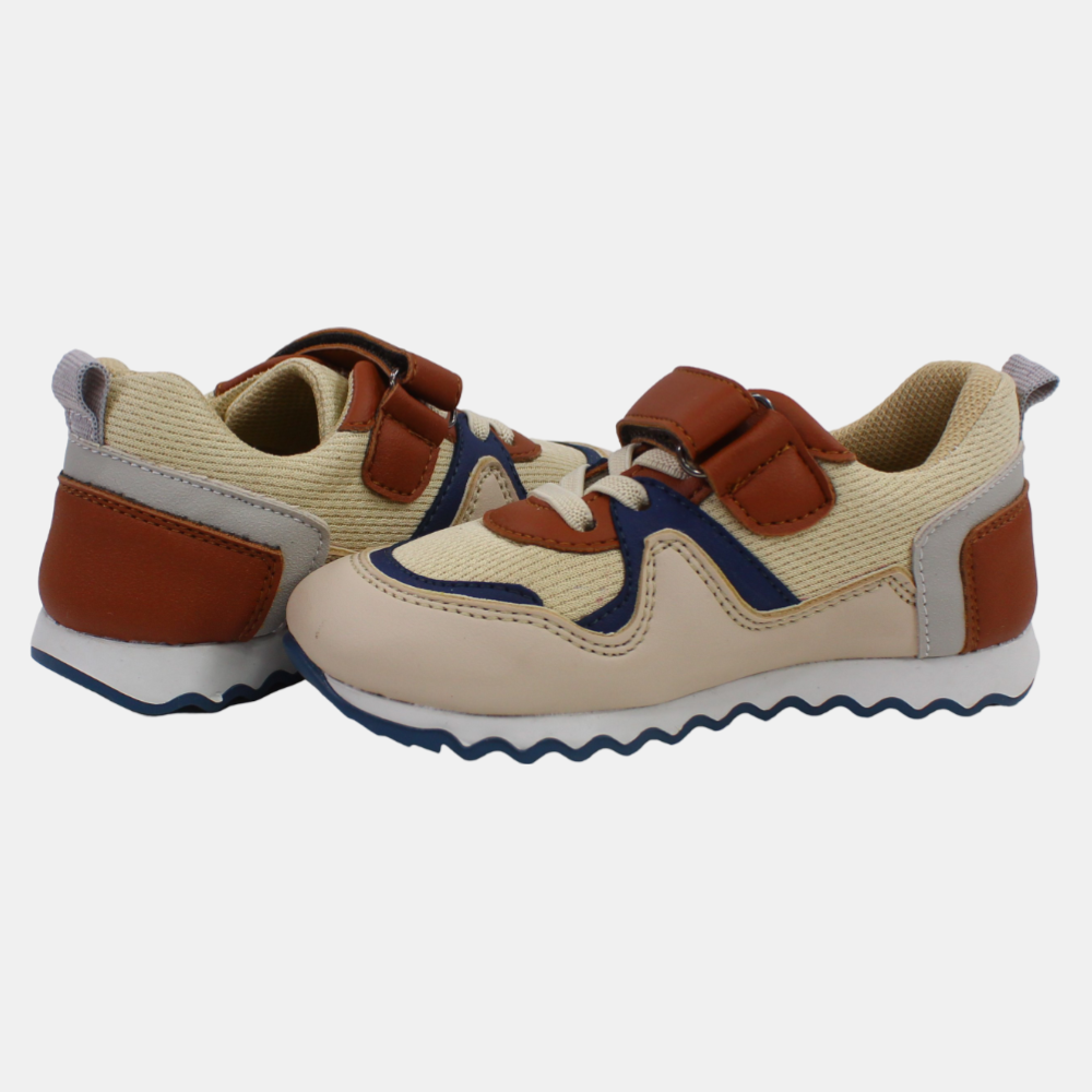 Unisex Leather Sneakers – Beige