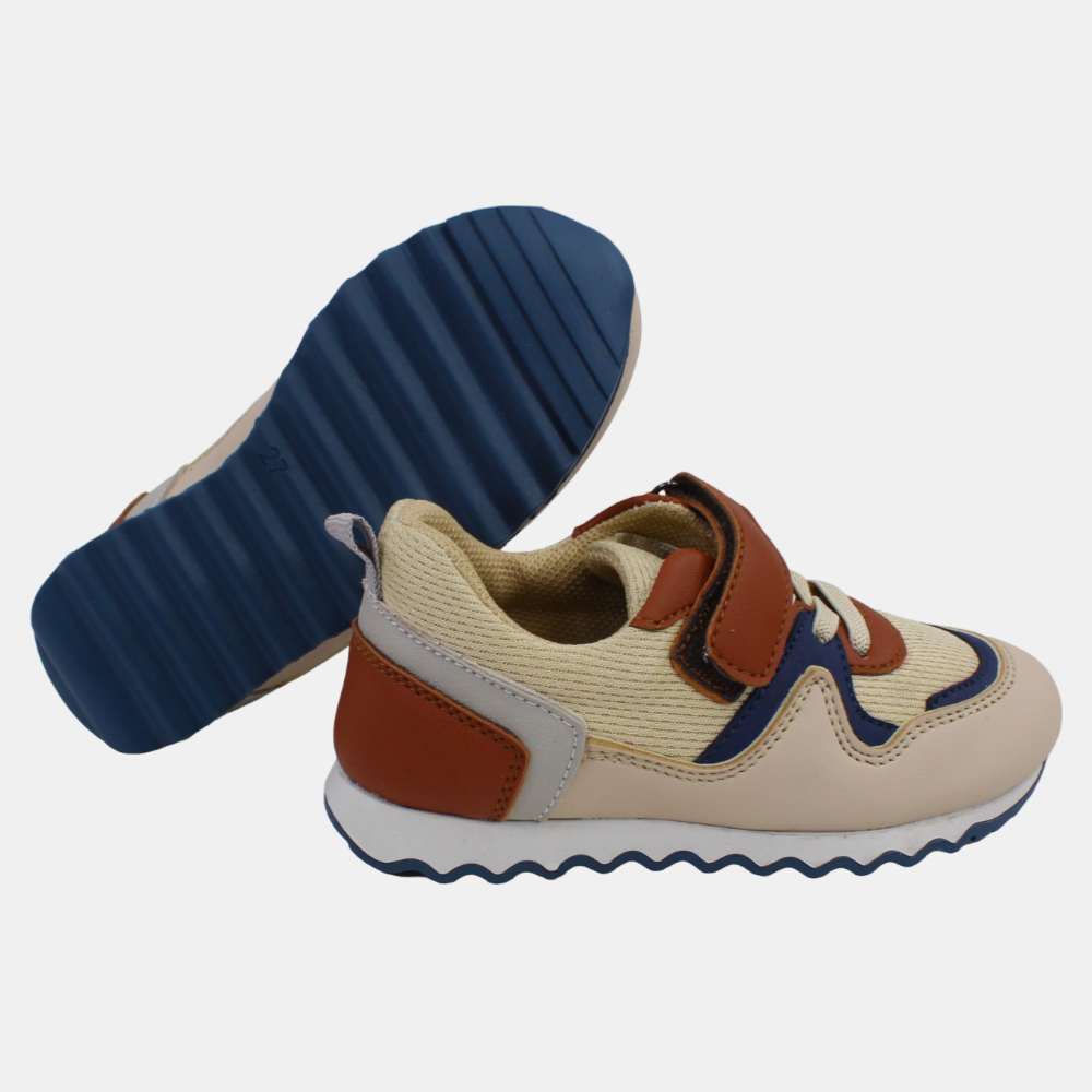 Unisex Leather Sneakers – Beige