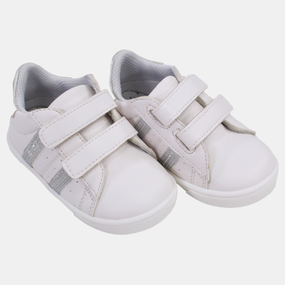 Baby Girls Leather Sneakers