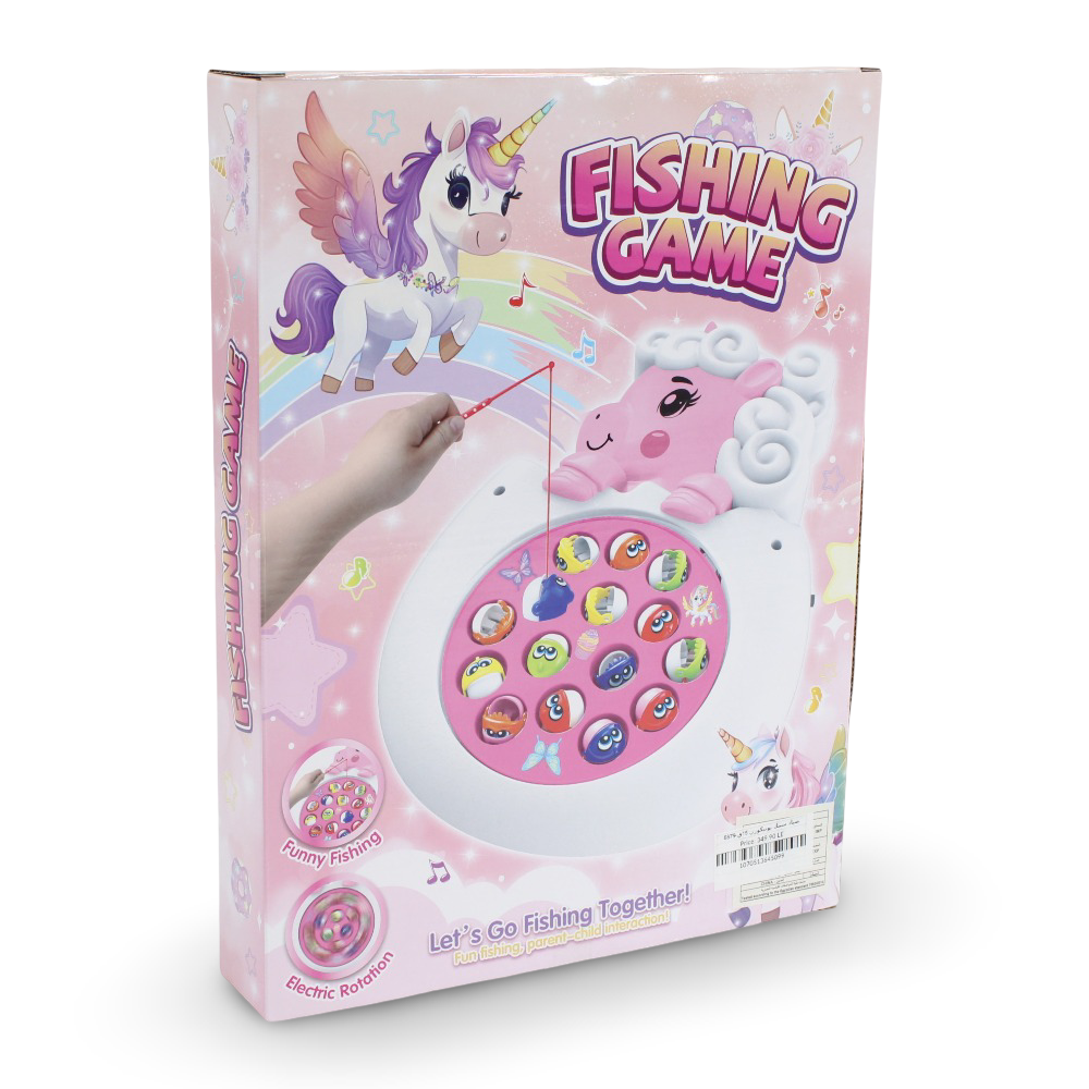 Unicorn-Themed Electric Fishing Game – 15 Pieces