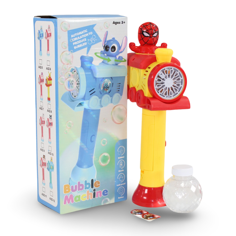 Electric Bubble Machine Wand – Spider-Man Design