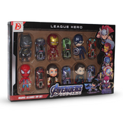 Avengers Endgame League Hero Action Figures + 6 Cars
