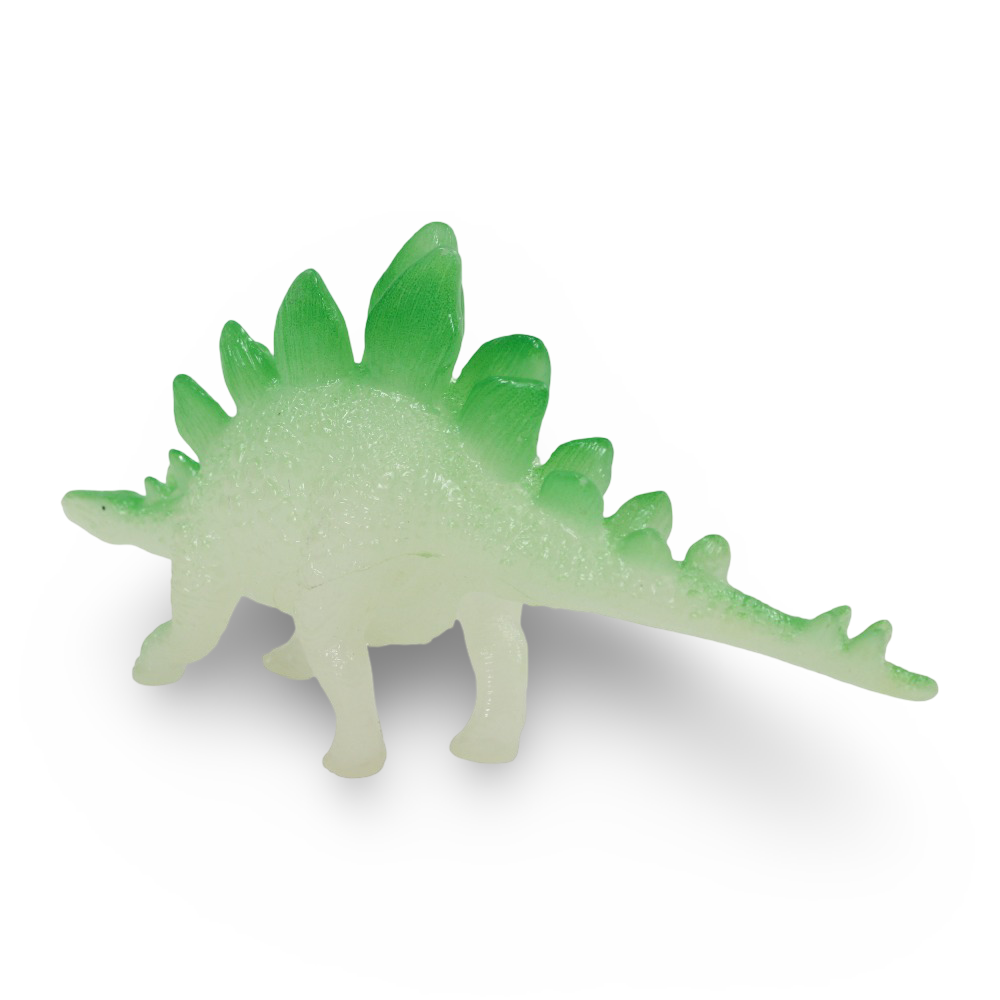 Soft Glow-in-the-Dark Dinosaur Toy – Assorted Colors & Shapes