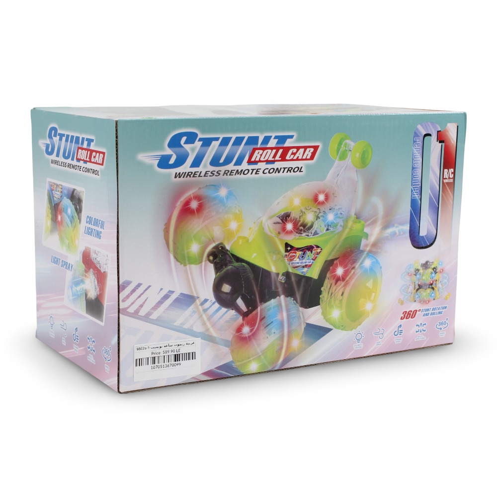 Stunt Roll Car – Red Remote Control Twister Car