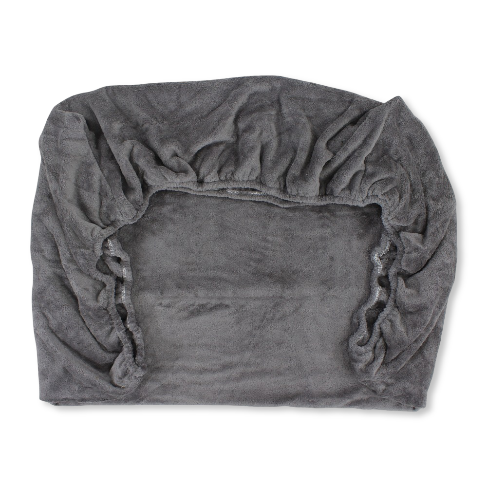 Thermal Bed Sheet Set – velvet fabric & Grey (120*70) - Baby Essentials - Ourkids