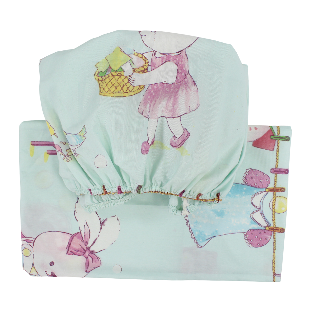 Bed Sheet Set – Dress & Bunny Print