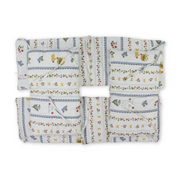 Cotton Baby Crib Set – Off-White with Elephant & Birds Print