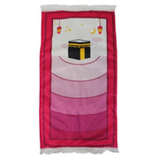 Prayer Mat – White & Fuchsia