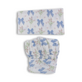 Cotton Bed Sheets – Off-White with Bows Print
