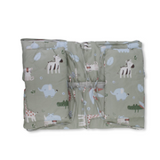 Baby Crib Bumper Set – Mint with Animals Print