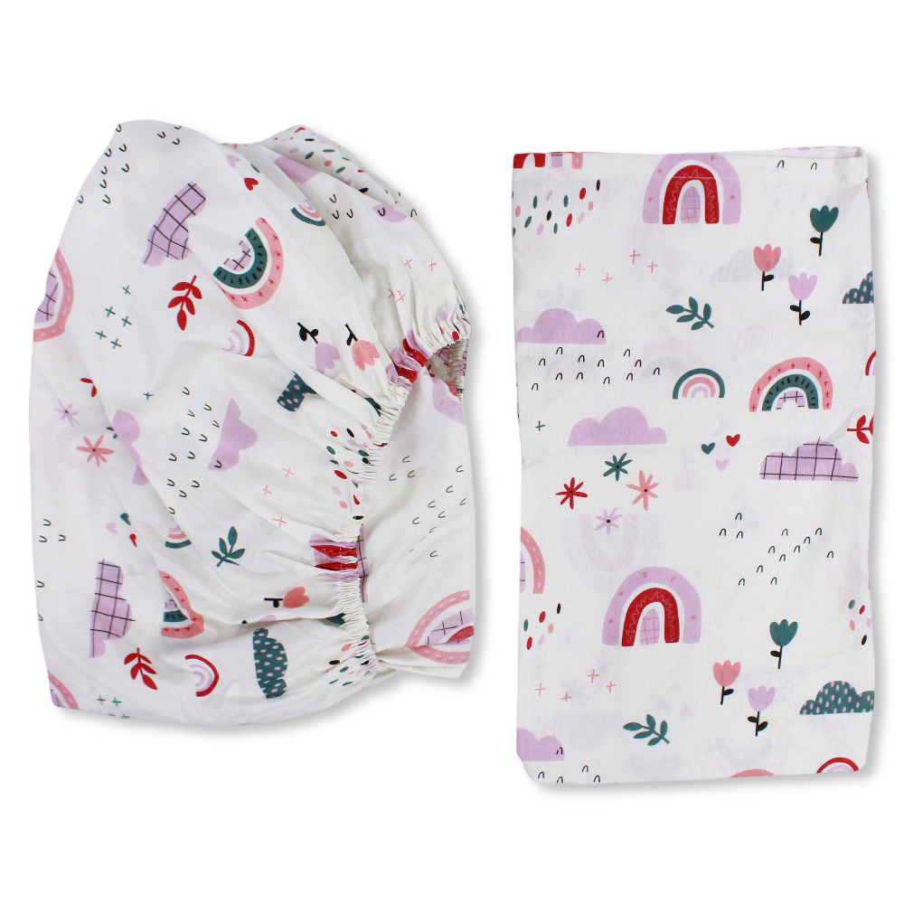 Bed Sheets - Rainbow Print