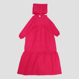 Fuchsia Praying Gown "Isdal"